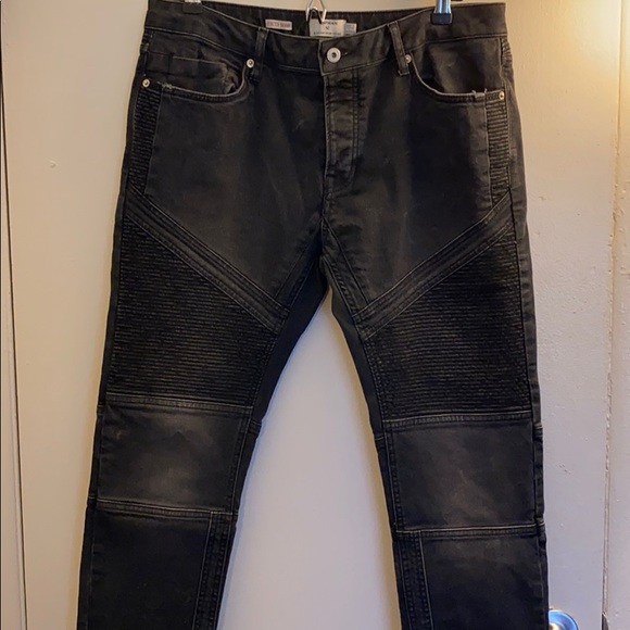 Topman Other - Topman Moto/Motorcycle Stretch Skinny Jeans 34